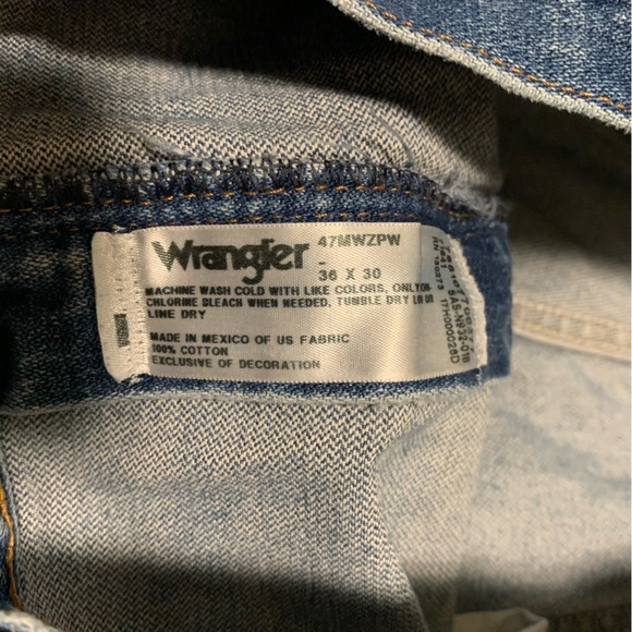 Wrangler Style 4MWZPW Men's Jeans Size 36 x 30 - Picture 5 of 6